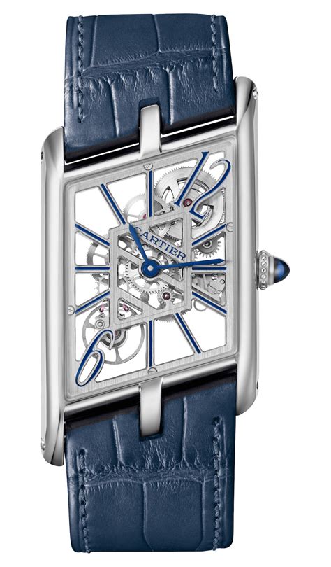 cartier tank asymétrique for sale|cartier tank skeleton watch.